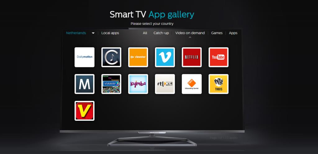 philips smart tv apps download